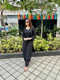 Premium Lucknowi Chikankari Handwork Rayon Kurta & Palazzo Set with Muquesh Embellishments